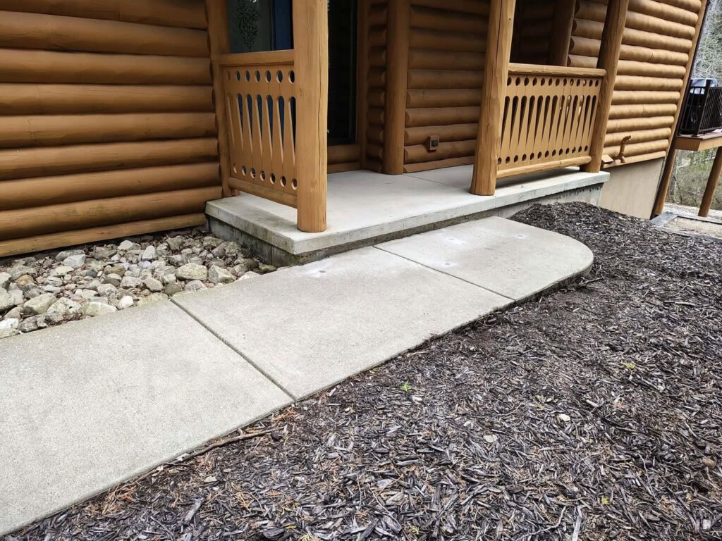 Concrete leveling project at a Fish Creek, Door County resort (photo 3)