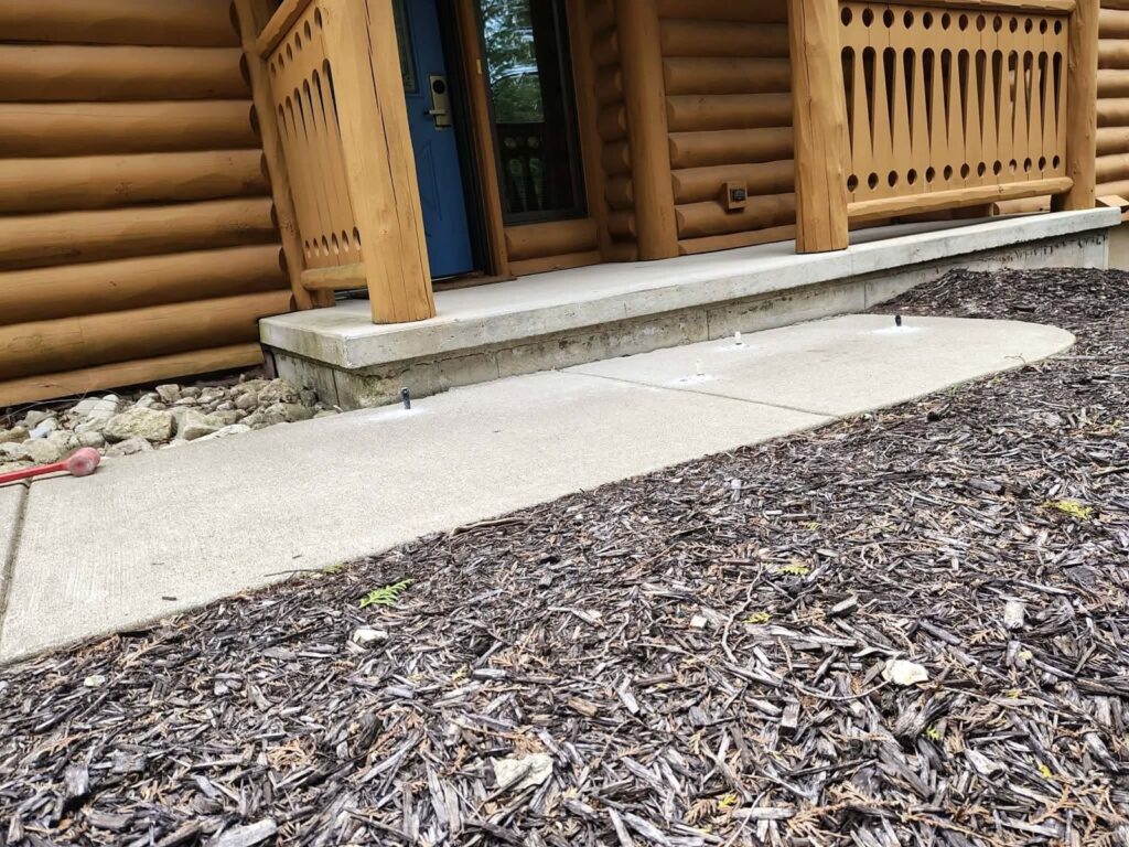 Concrete leveling project at a Fish Creek, Door County resort (photo 5)