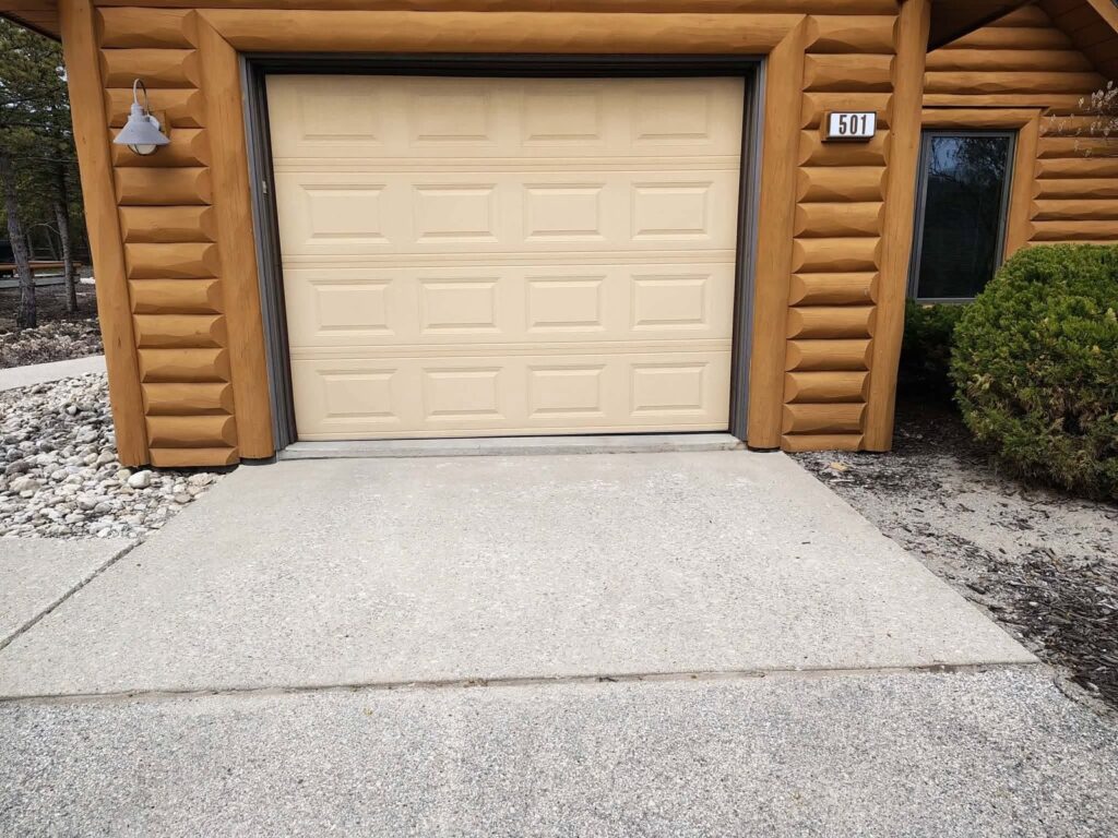 Concrete leveling project at a Fish Creek, Door County resort (photo 7)