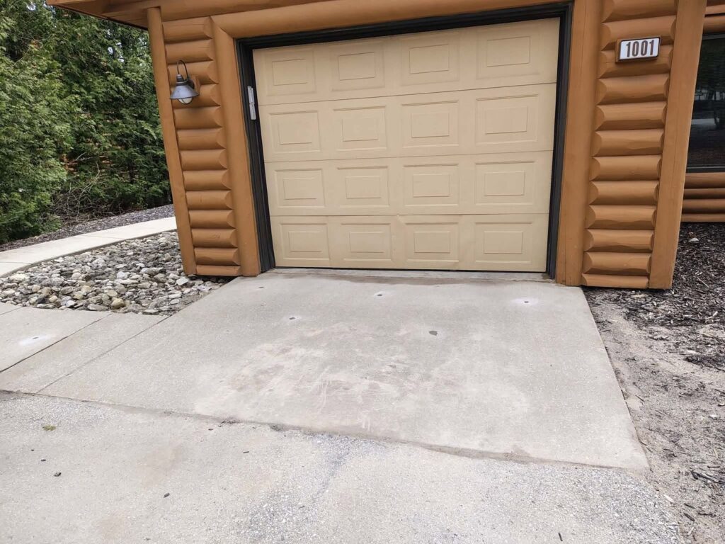 Concrete leveling project at a Fish Creek, Door County resort (photo 8)