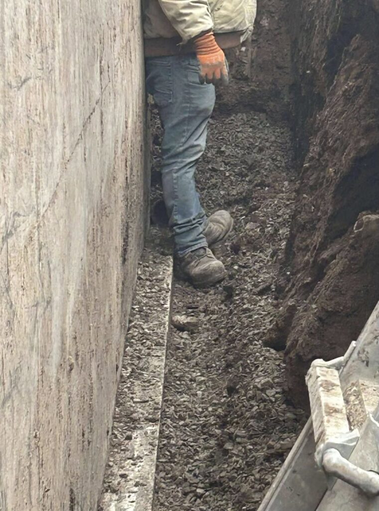 Foundation repair and excavation project in Neenah, WI (photo 3)
