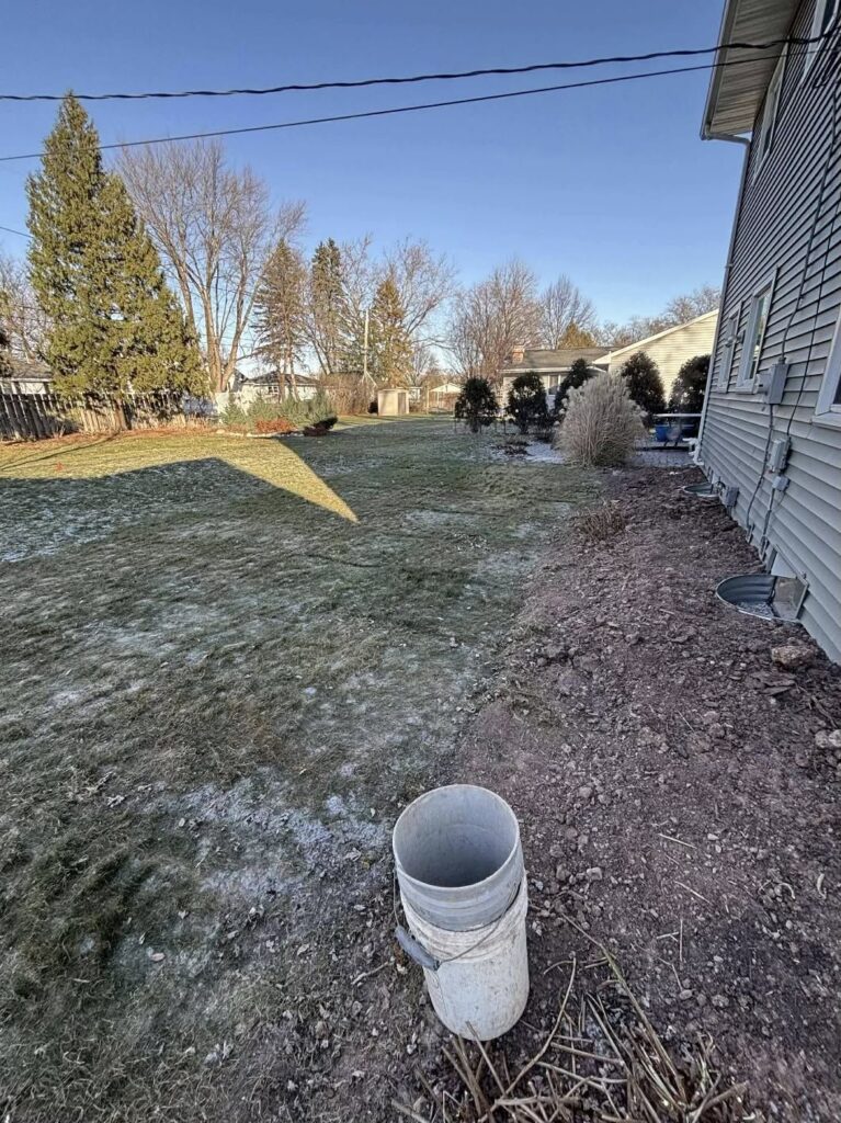 Foundation repair and excavation project in Neenah, WI (photo 7)